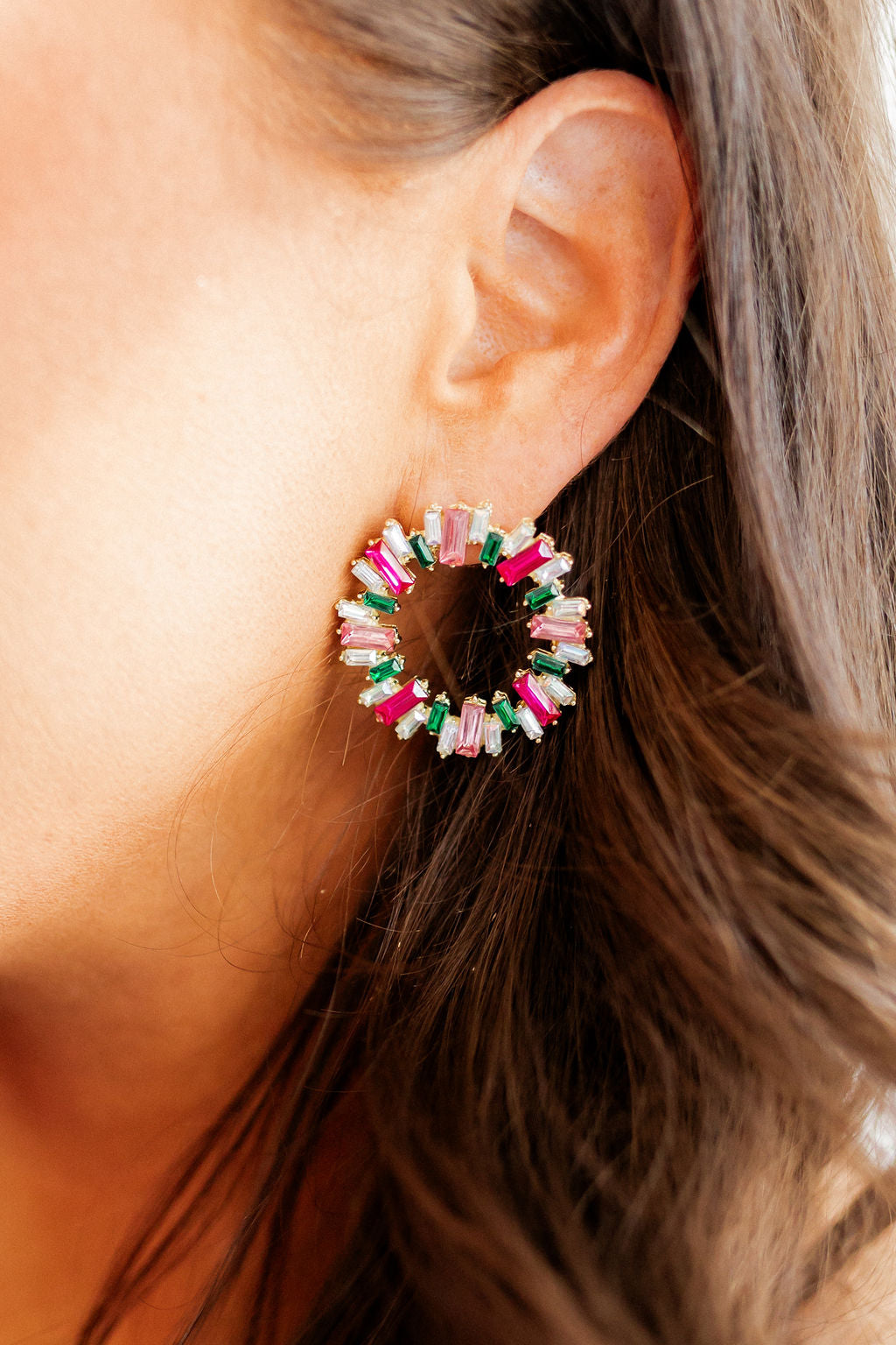 Whitney - Pink - Earrings