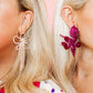 Flora - Pinot Noir - Earrings