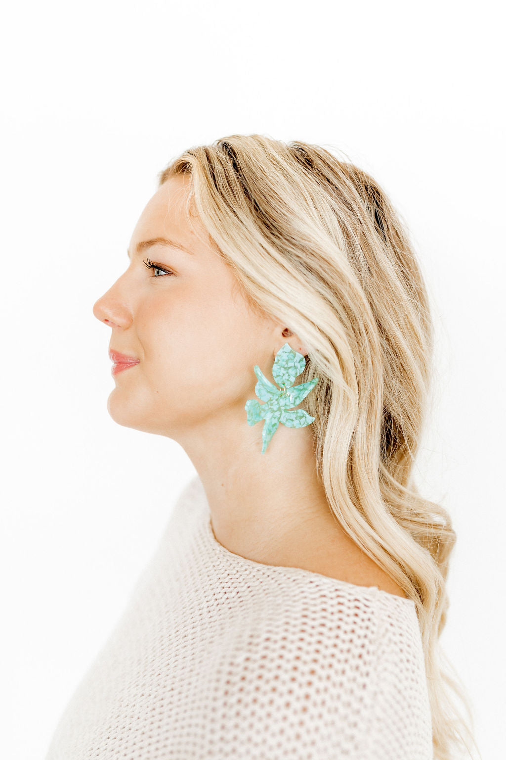 Flora - Aquamarine - Earrings