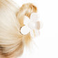 Hair Clip - Gigi - Ivory/Tan Two-Tone