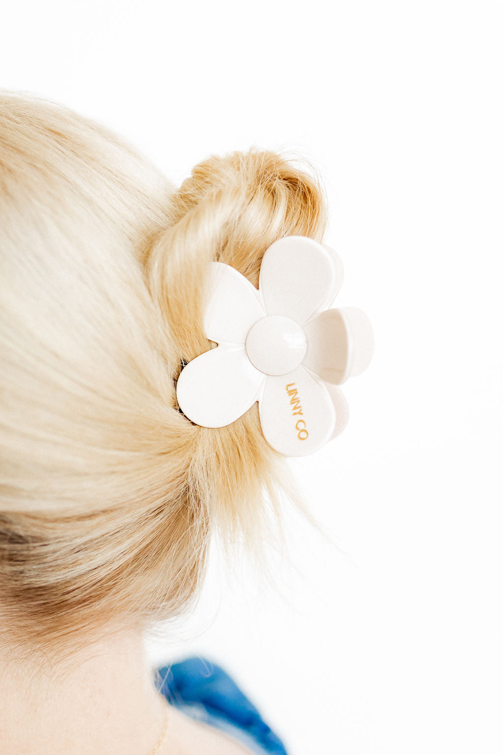 Hair Clip - Gigi - Ivory/Tan Two-Tone