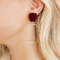 Kaelyn - Maroon - Earrings