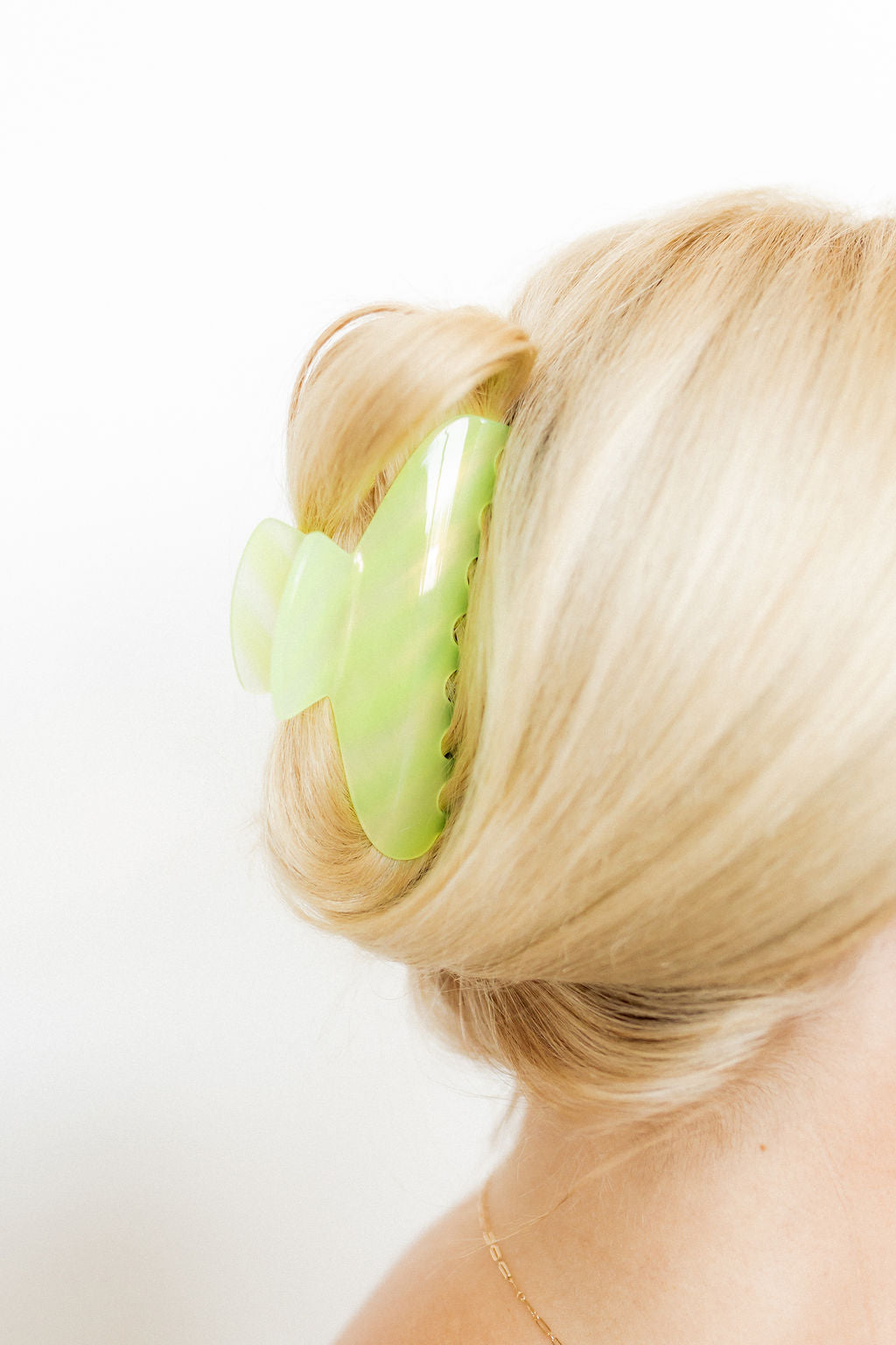 Hair Clip - Mimi - Neon Stripes