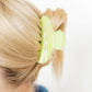 Hair Clip - Mimi - Neon Stripes