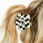 Hair Clip - Gigi - Black and White Checkered