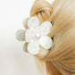 Hair Clip - Gigi - Pearl Center - Coral Seas