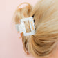 Hair Clip - Bailey - Pearl White