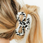 Hair Clip - Anna - Black and White