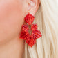 Michelle - Pearlized Red - Earrings