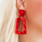 Kennedy - Pearlized Red - Earrings