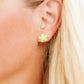 Jenna - Neon Yellow - Earrings