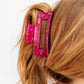 Hair Clip - Harper - Pinot Noir