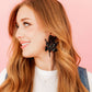 Flora - True Black - Earrings