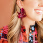 Flora - Pinot Noir - Earrings