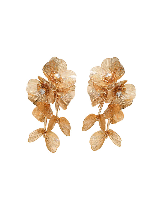 Audrey Statement Earring - Gold