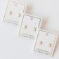 Screwback Stud Earrings - Ghost