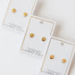 Screwback Stud Earrings - Marina Shell