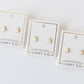 Screwback Stud Earrings - Ghost