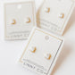 Screwback Stud Earrings - Ghost