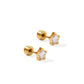 Screwback Stud Earrings - Polly Star