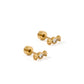 Screwback Stud Earrings - Kate Candy Gold