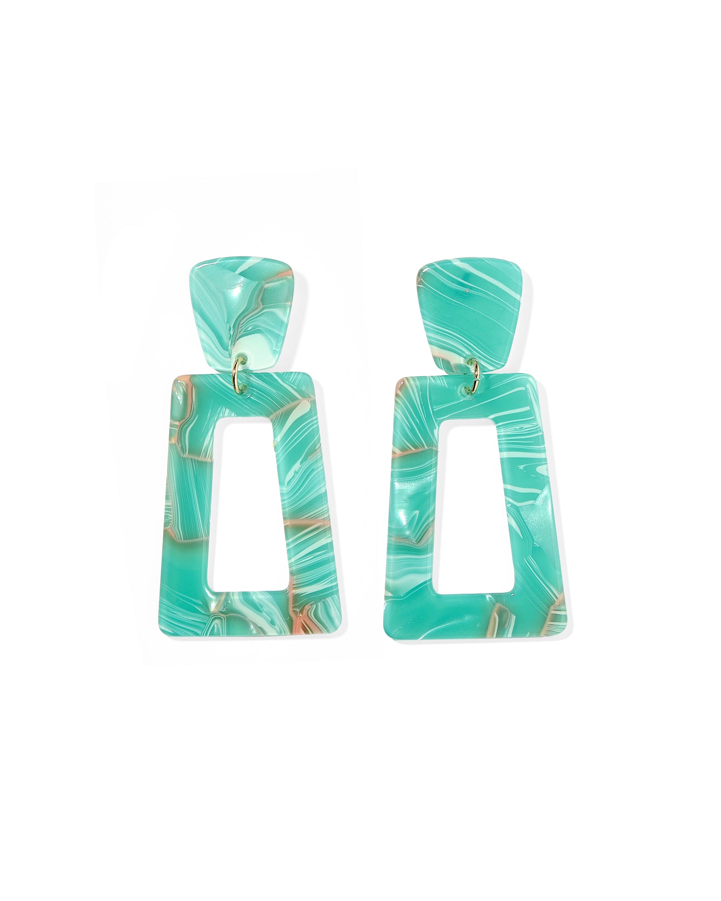 Kennedy - Jade Seas - Earrings