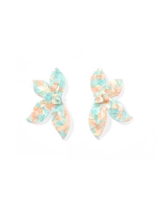 Fern - Mint Shell - Earrings