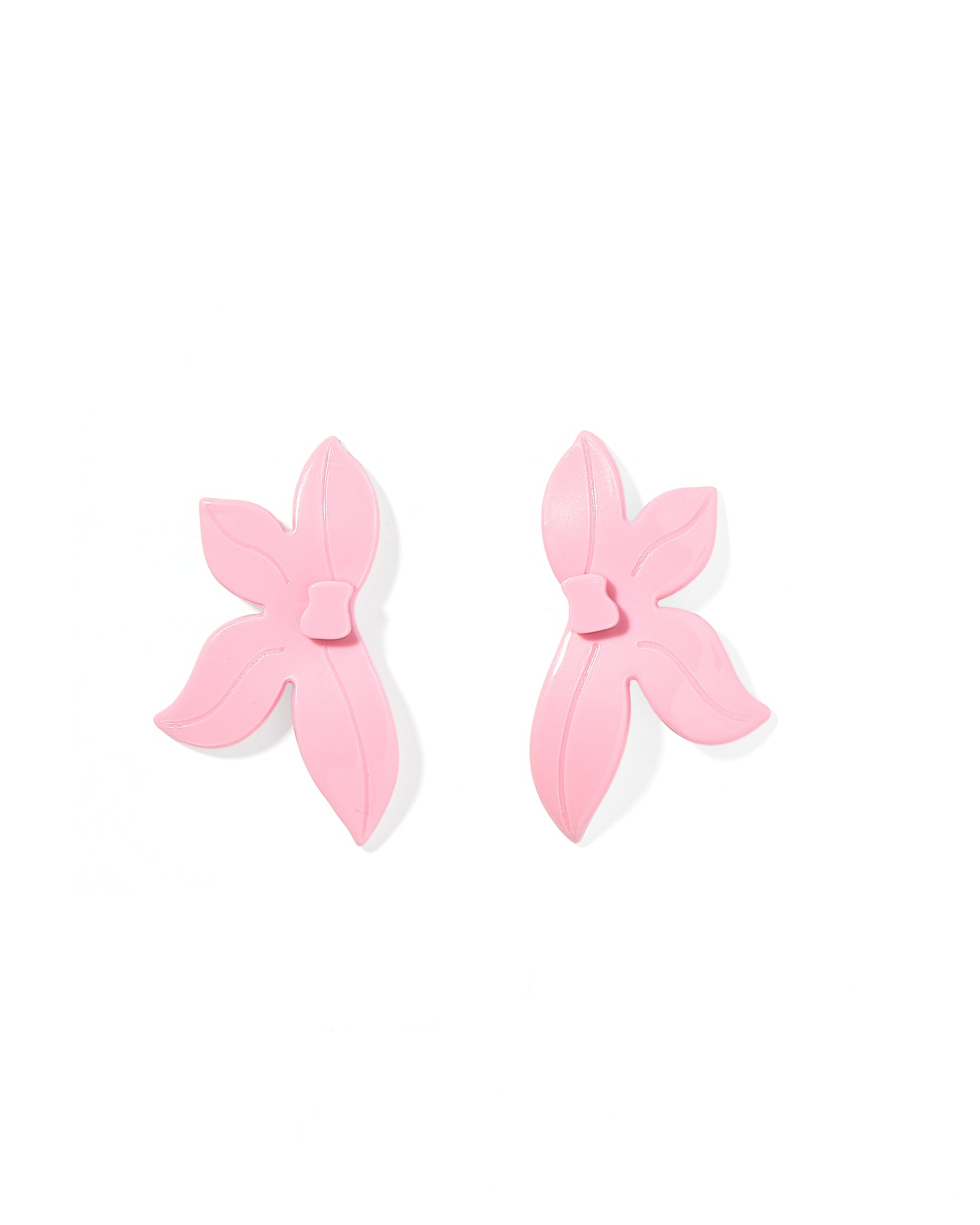 Fern - Pink Peony - Earrings