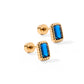 Screwback Stud Earrings - Madison Sapphire