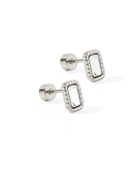 Screwback Stud - Madison - Silver