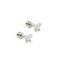 Screwback Stud - Billie Butterfly - Silver