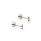 Screwback Stud - Tally - Silver