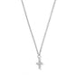 Necklace - Carly Cross Silver
