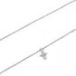 Necklace - Carly Cross Silver