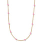 Necklace - Dabney - Pink