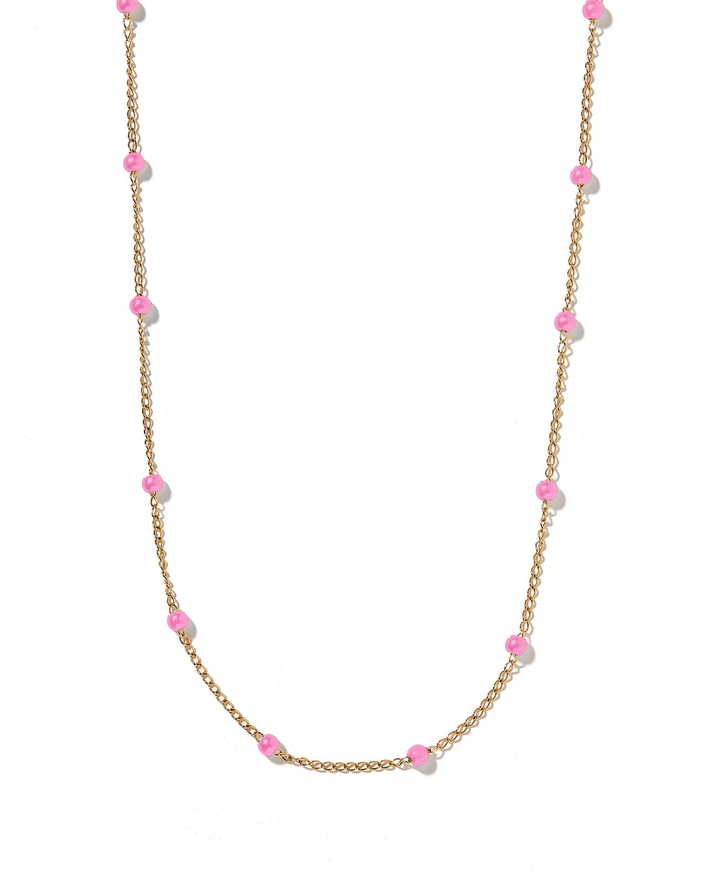 Necklace - Dabney - Pink