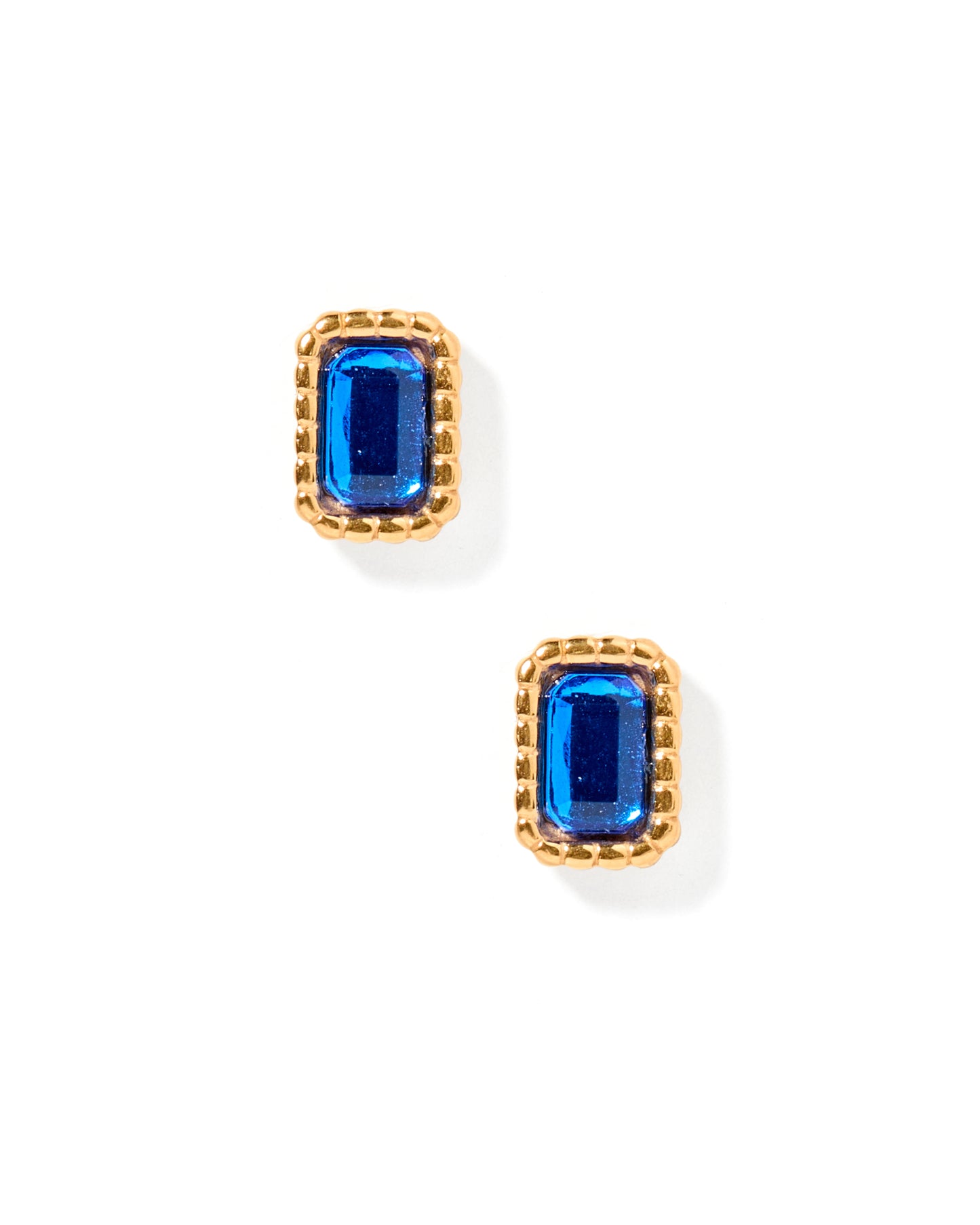 Screwback Stud Earrings - Madison Sapphire