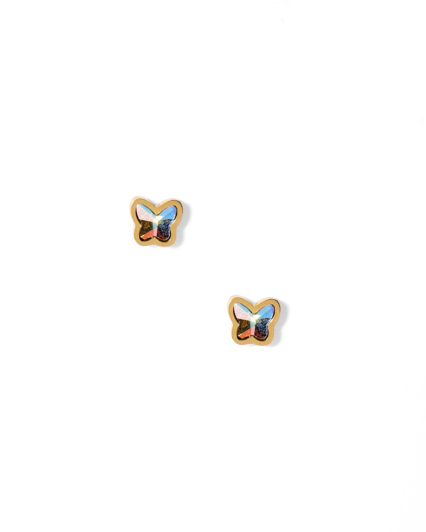 Screwback Stud Earrings - Polly Butterfly