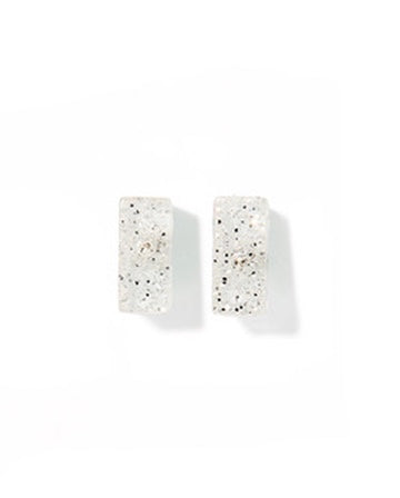 Caroline - Silver Glitter - Earrings