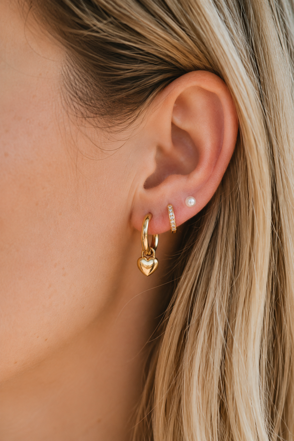 Huggie & Screwback Stud Set - Charleston