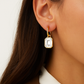 Huggie Charm Earrings - Diana Clear