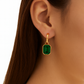 Huggie Charm Earrings - Diana Green