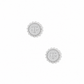 Screwback Stud Earrings - Texas A&M Alice Logo Silver