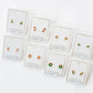 Screwback Stud Earrings - Snowflake Gold