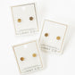 Screwback Stud Earrings - Snowflake Gold