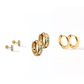 Huggie & Screwback Stud Set - Miami