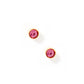 Screwback Stud - Juliet  - Pink - 3mm