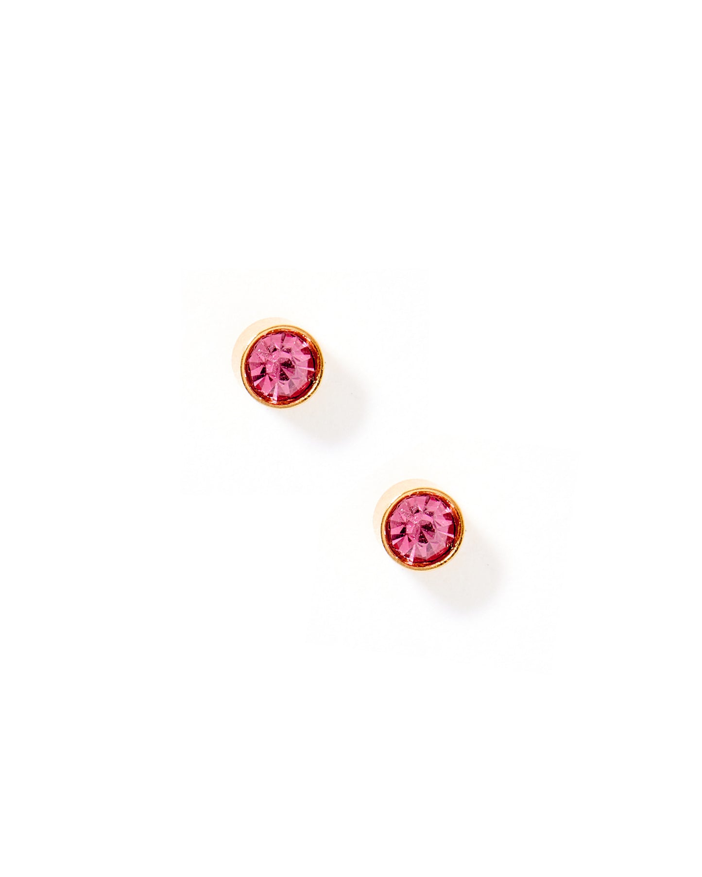 Screwback Stud - Juliet  - Pink - 3mm