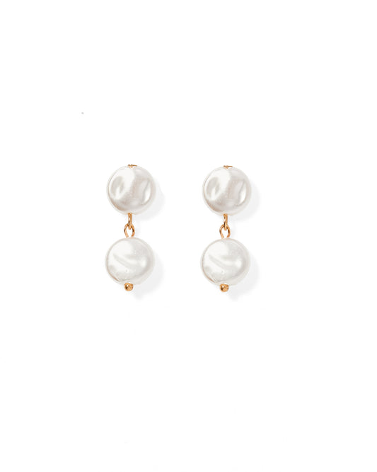 Libby - 2 Pearl - Earrings