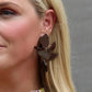 Screwback Stud Earrings - Micro Lightening Bolt